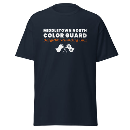 Classic | T-Shirt | Orange Wave Marching Band | Modern Script Logo