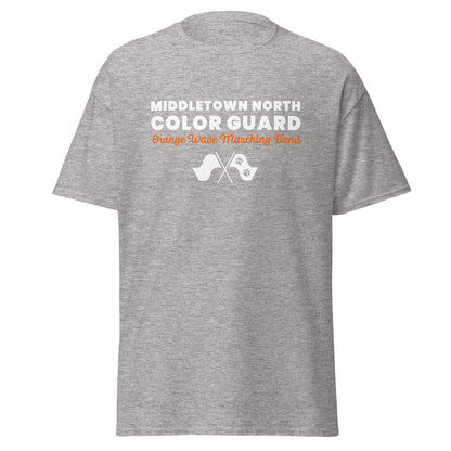Classic | T-Shirt | Orange Wave Marching Band | Modern Script Logo