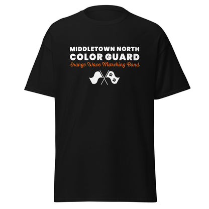 Classic | T-Shirt | Orange Wave Marching Band | Modern Script Logo