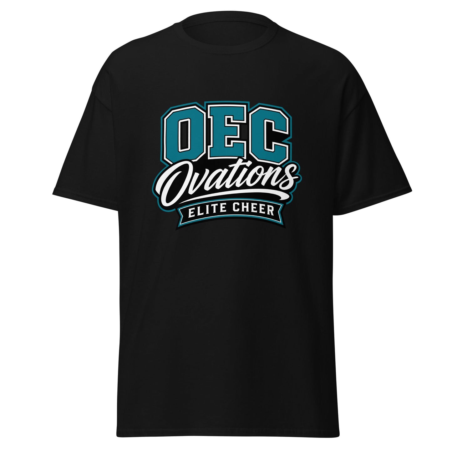 Classic | T-Shirt | Ovations Elite Cheer | Crest Logo