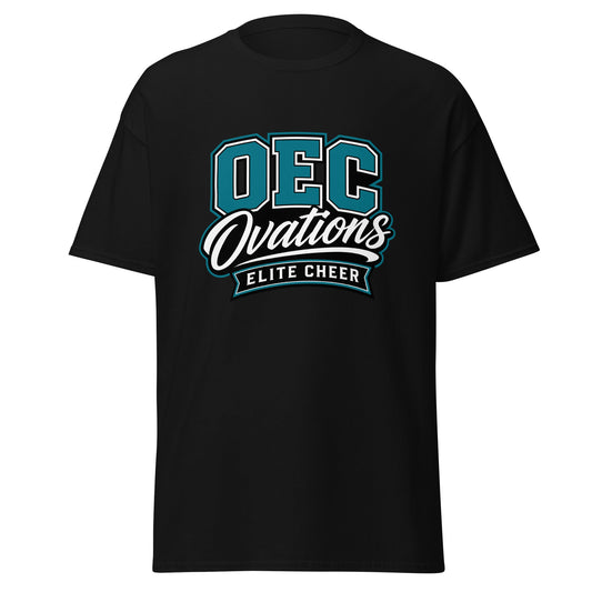 Classic | T-Shirt | Ovations Elite Cheer | Crest Logo