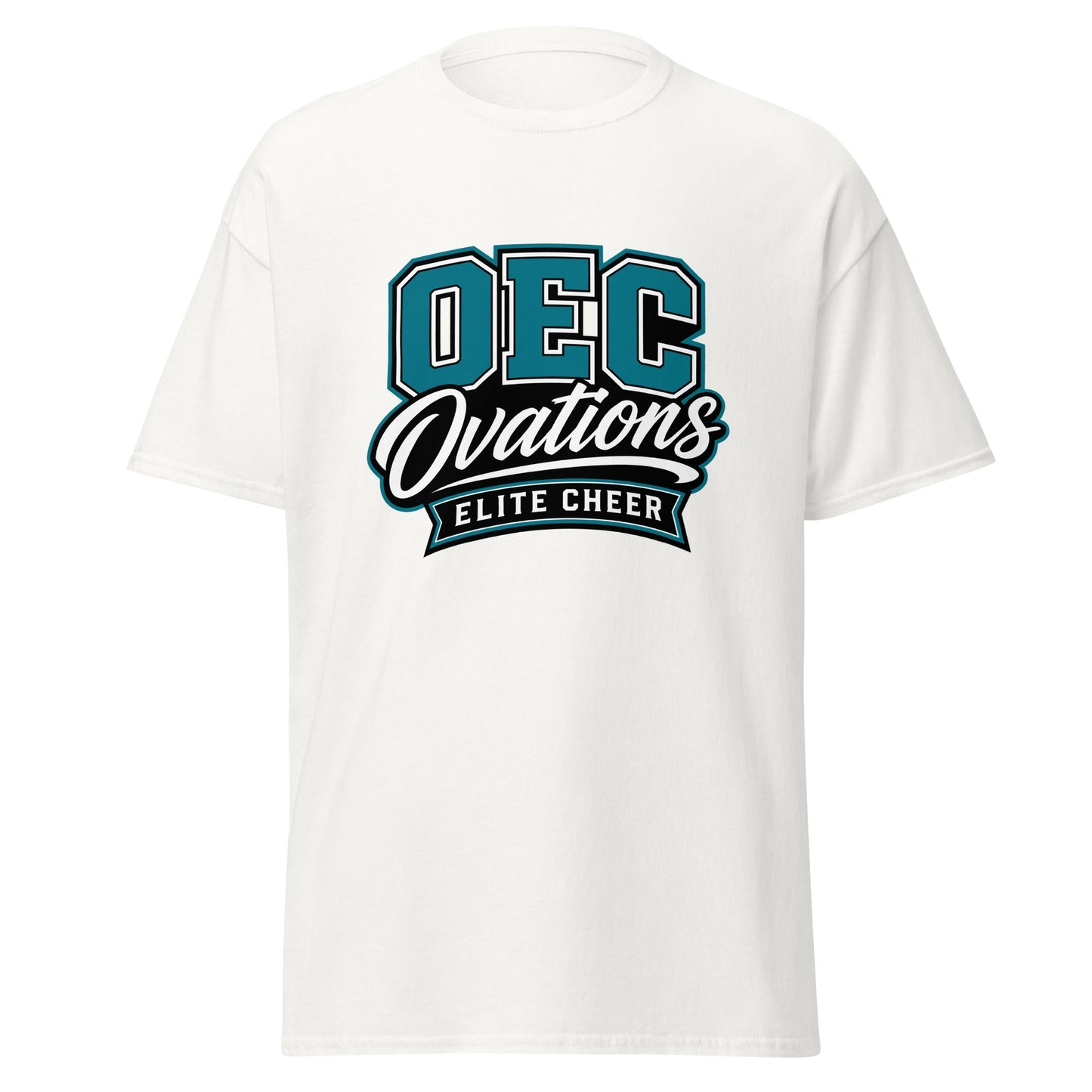 Classic | T-Shirt | Ovations Elite Cheer | Crest Logo