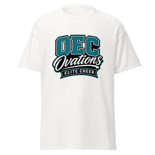 Classic | T-Shirt | Ovations Elite Cheer | Crest Logo