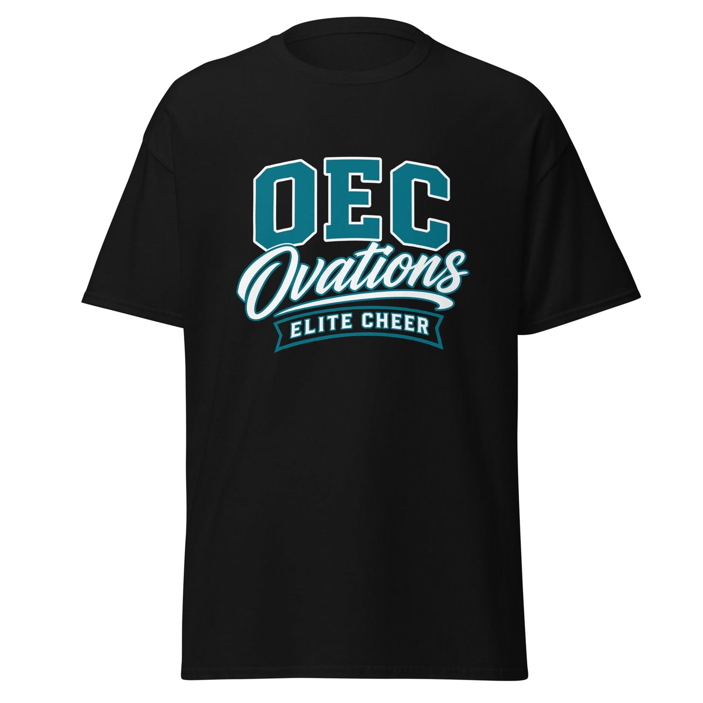 Classic | T-Shirt | Ovations Elite Cheer | Emblem Logo