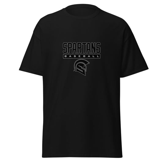 Classic | T-Shirt | Owings Mills Spartans Baseball | Crest Logo