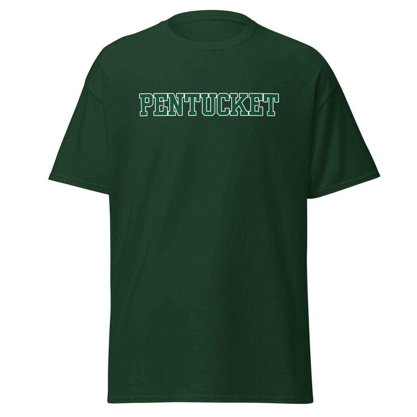 Classic | T-Shirt | Pentucket Youth Football and Cheer | Script Logo