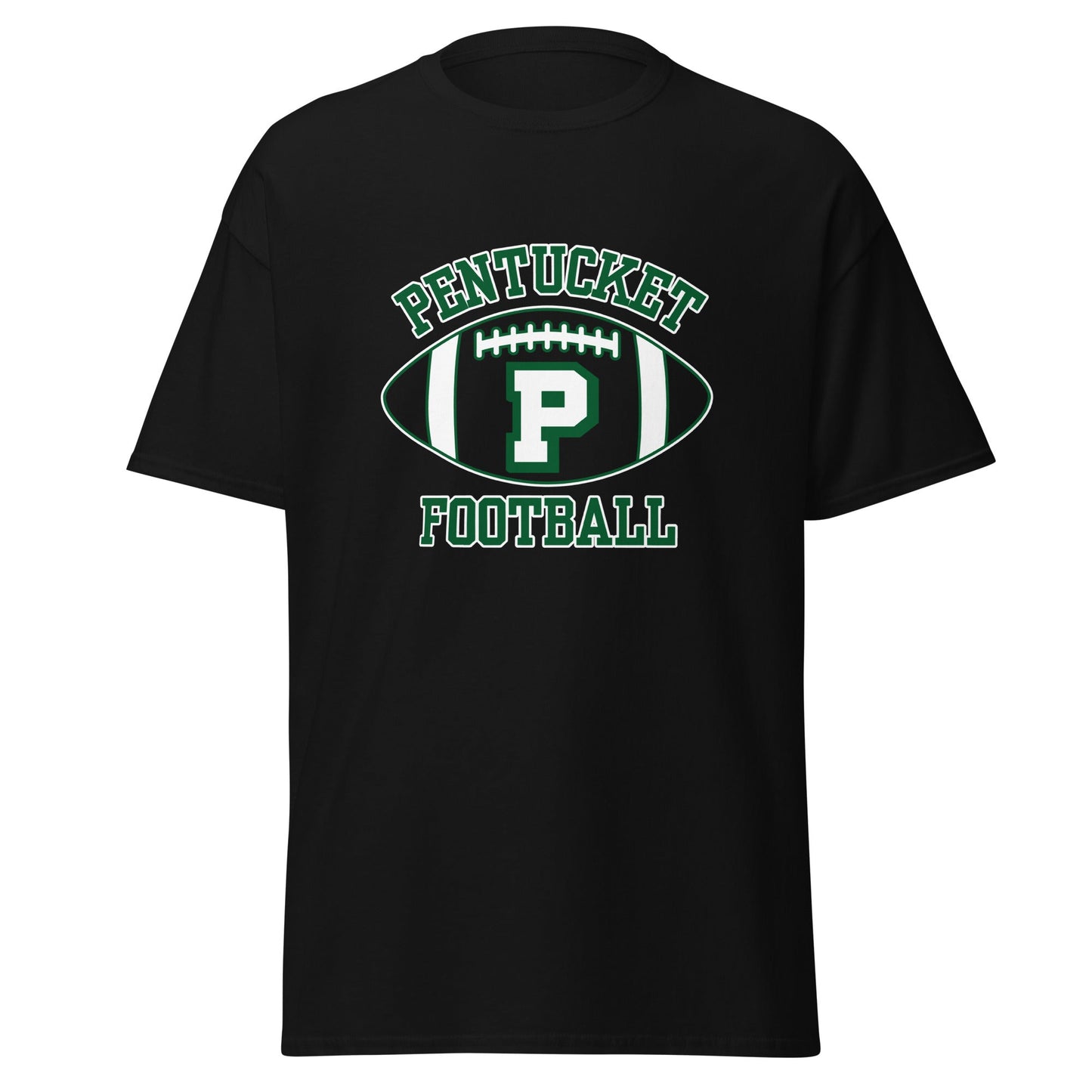 Classic | T-Shirt | Pentucket Youth Football and Cheer | Varsity Badge Logo
