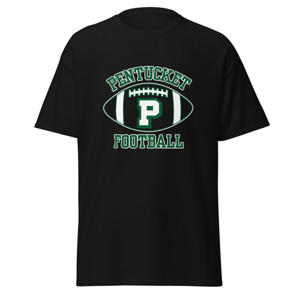 Classic | T-Shirt | Pentucket Youth Football and Cheer | Varsity Badge Logo