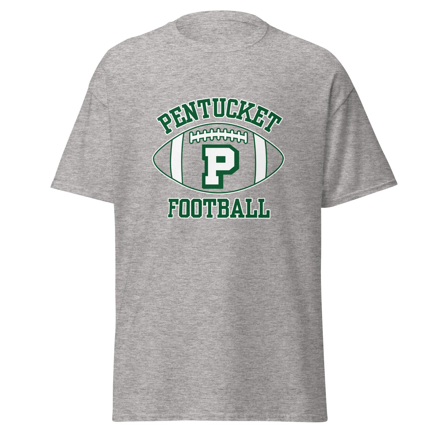Classic | T-Shirt | Pentucket Youth Football and Cheer | Varsity Badge Logo