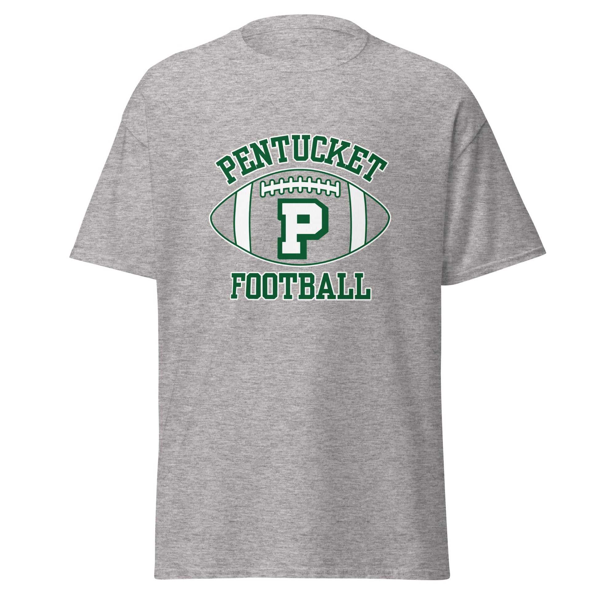Classic | T-Shirt | Pentucket Youth Football and Cheer | Varsity Badge Logo
