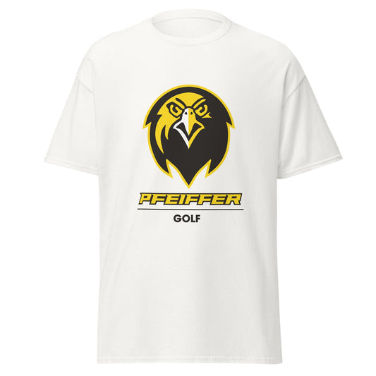 Classic | T-Shirt | Pfeiffer University Golf | Falcon Logo