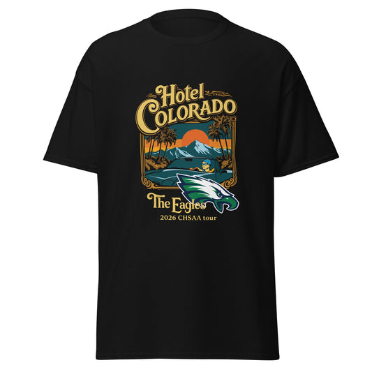 Classic | T-Shirt | PINE CREEK SWIM & DIVE | Hotel Colorado Logo