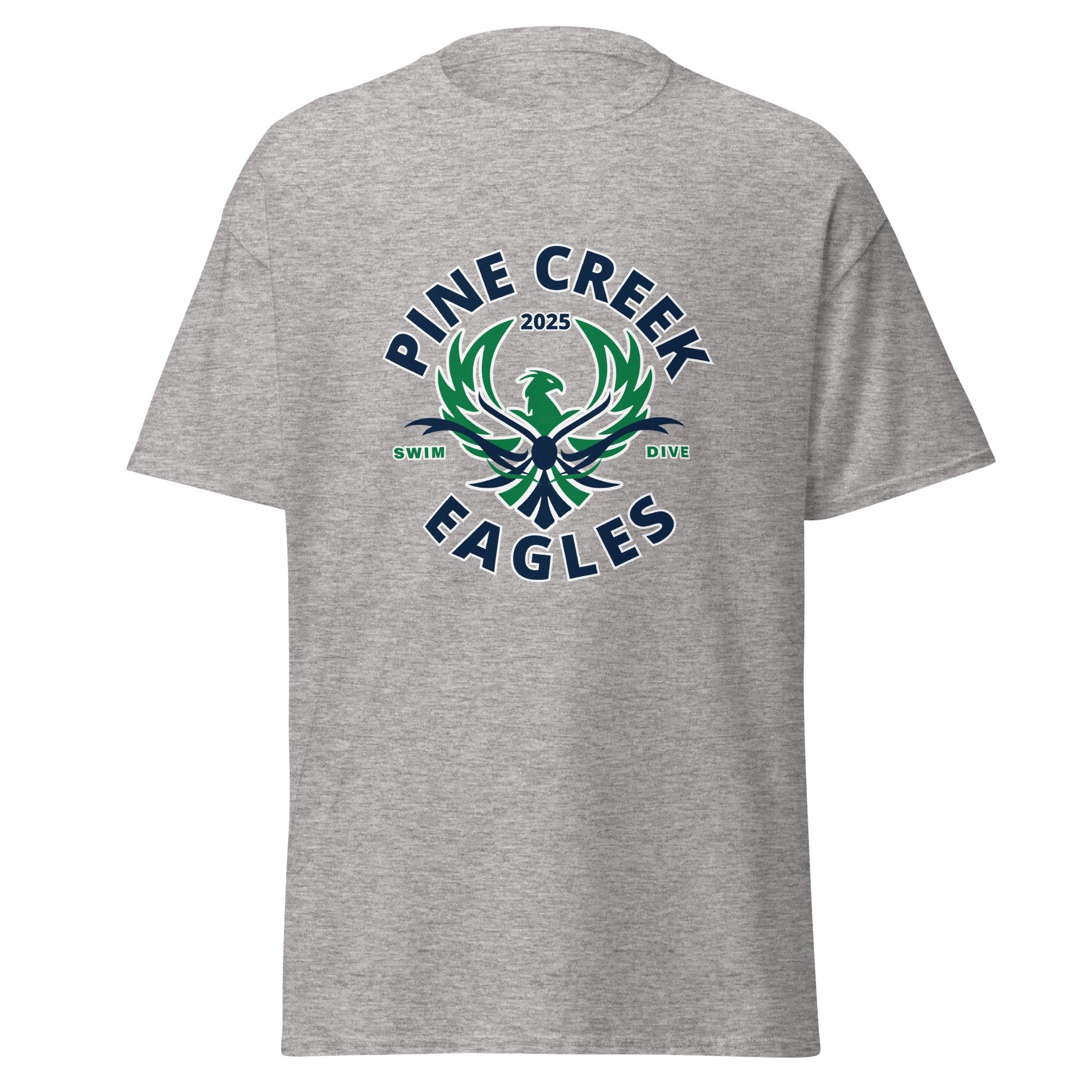 Classic | T-Shirt | PINE CREEK SWIM & DIVE | Swim & Dive Logo