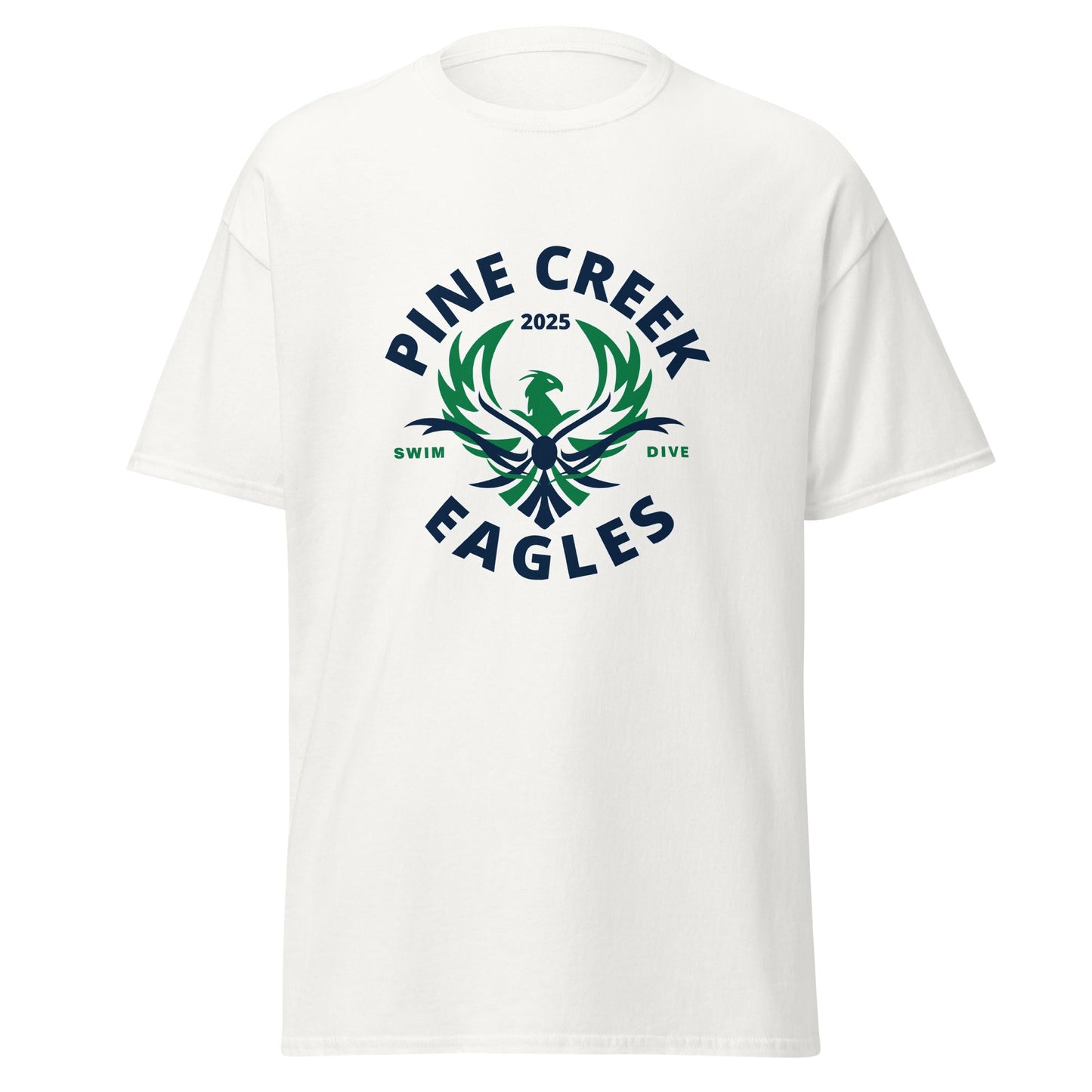 Classic | T-Shirt | PINE CREEK SWIM & DIVE | Swim & Dive Logo
