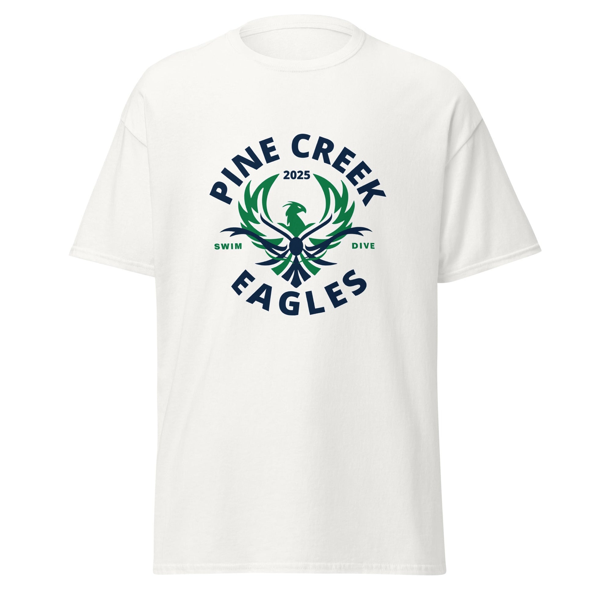 Classic | T-Shirt | PINE CREEK SWIM & DIVE | Swim & Dive Logo