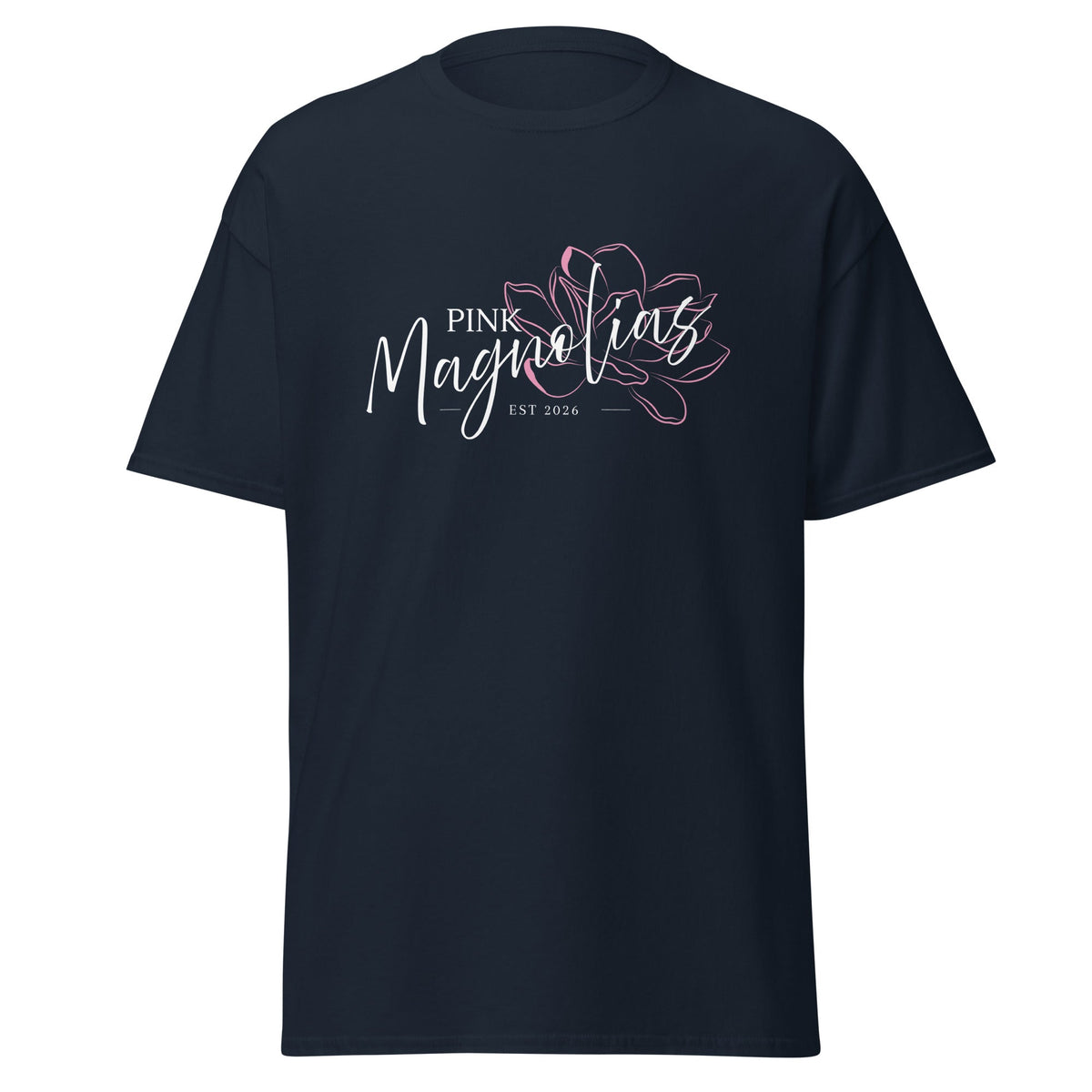 Classic | T-Shirt | Pink Magnolias Dance | Modern Script Logo