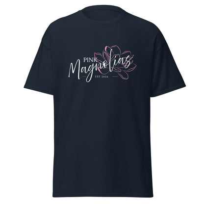 Classic | T-Shirt | Pink Magnolias Dance | Modern Script Logo