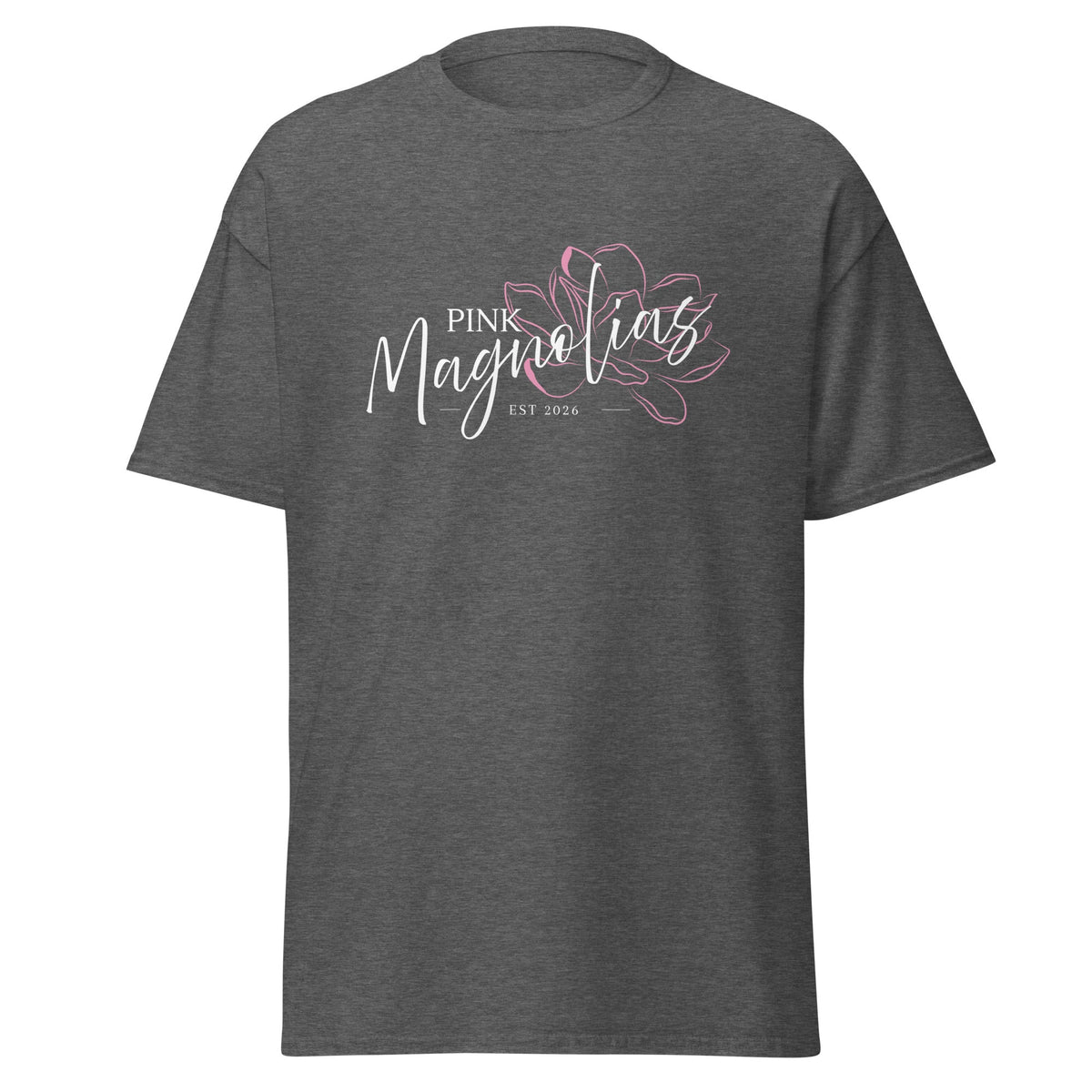 Classic | T-Shirt | Pink Magnolias Dance | Modern Script Logo