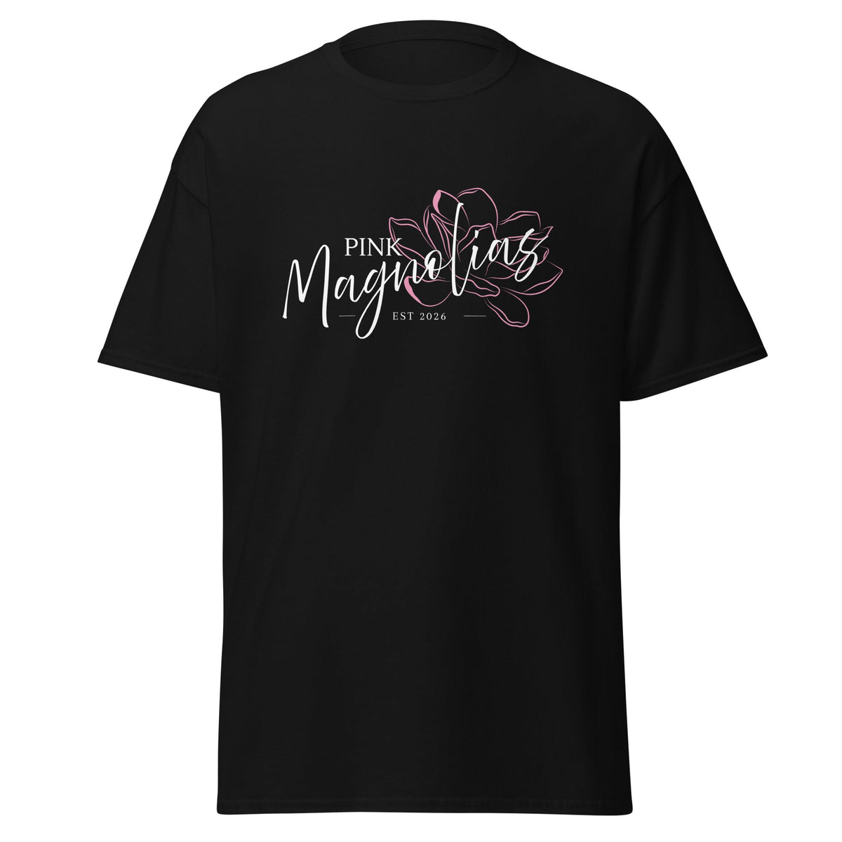 Classic | T-Shirt | Pink Magnolias Dance | Modern Script Logo