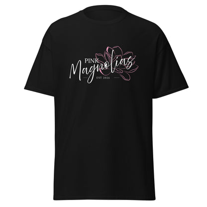 Classic | T-Shirt | Pink Magnolias Dance | Modern Script Logo