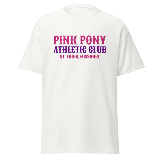 Classic | T-Shirt | Pink Pony Athletic Club | Athletic Wordmark Logo