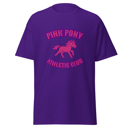Classic | T-Shirt | Pink Pony Athletic Club | Crest Logo