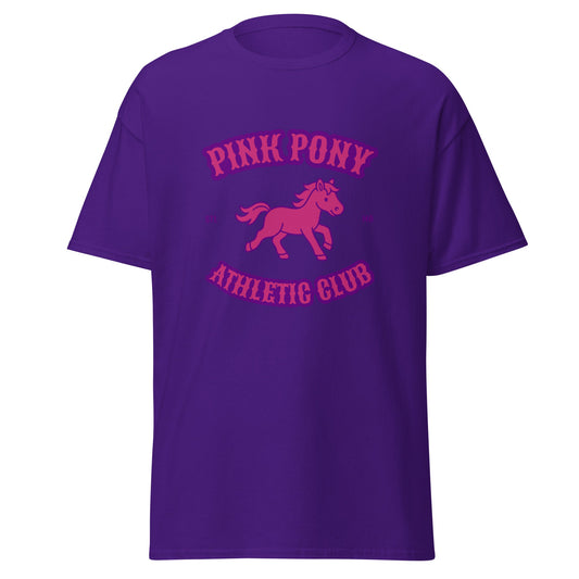 Classic | T-Shirt | Pink Pony Athletic Club | Crest Logo