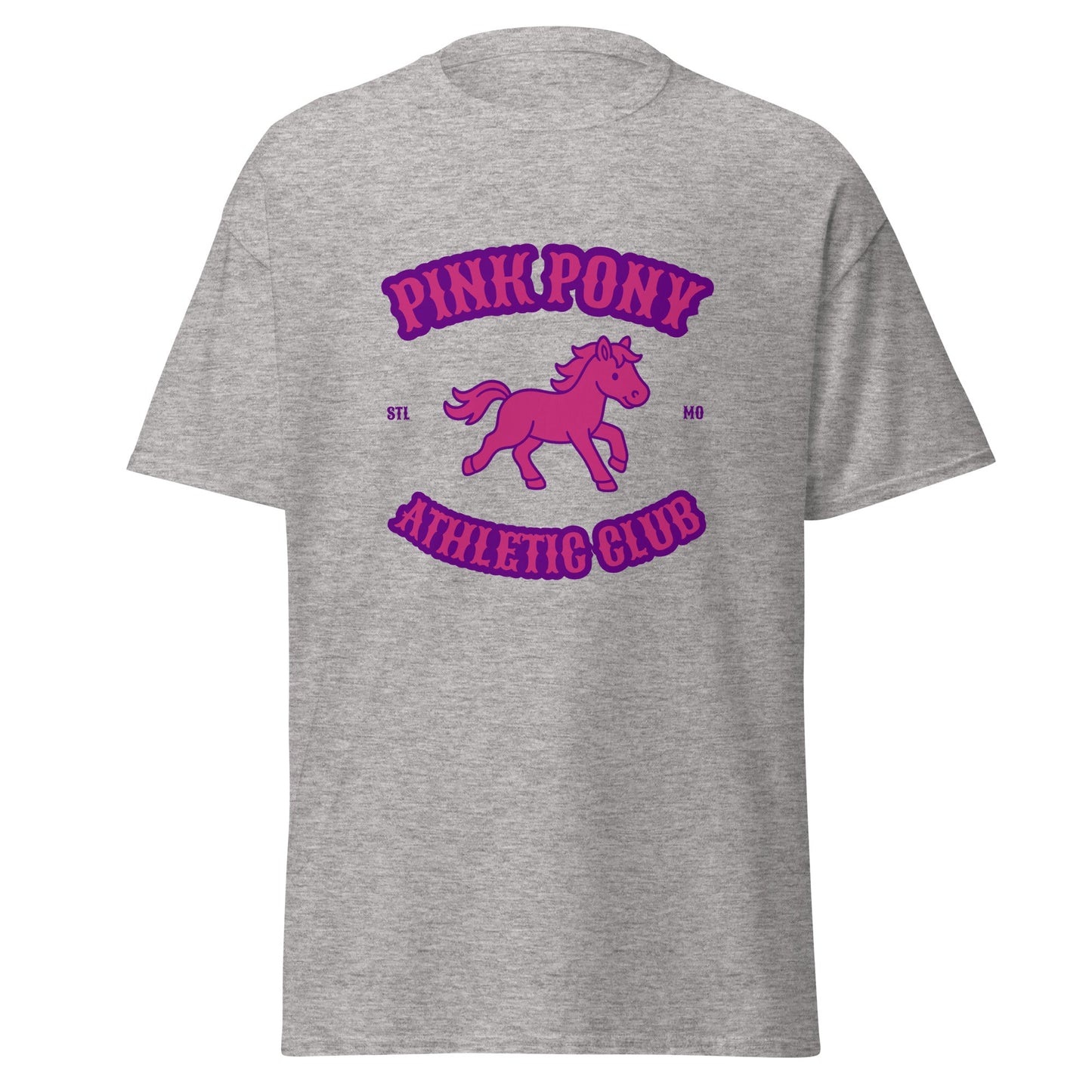 Classic | T-Shirt | Pink Pony Athletic Club | Crest Logo