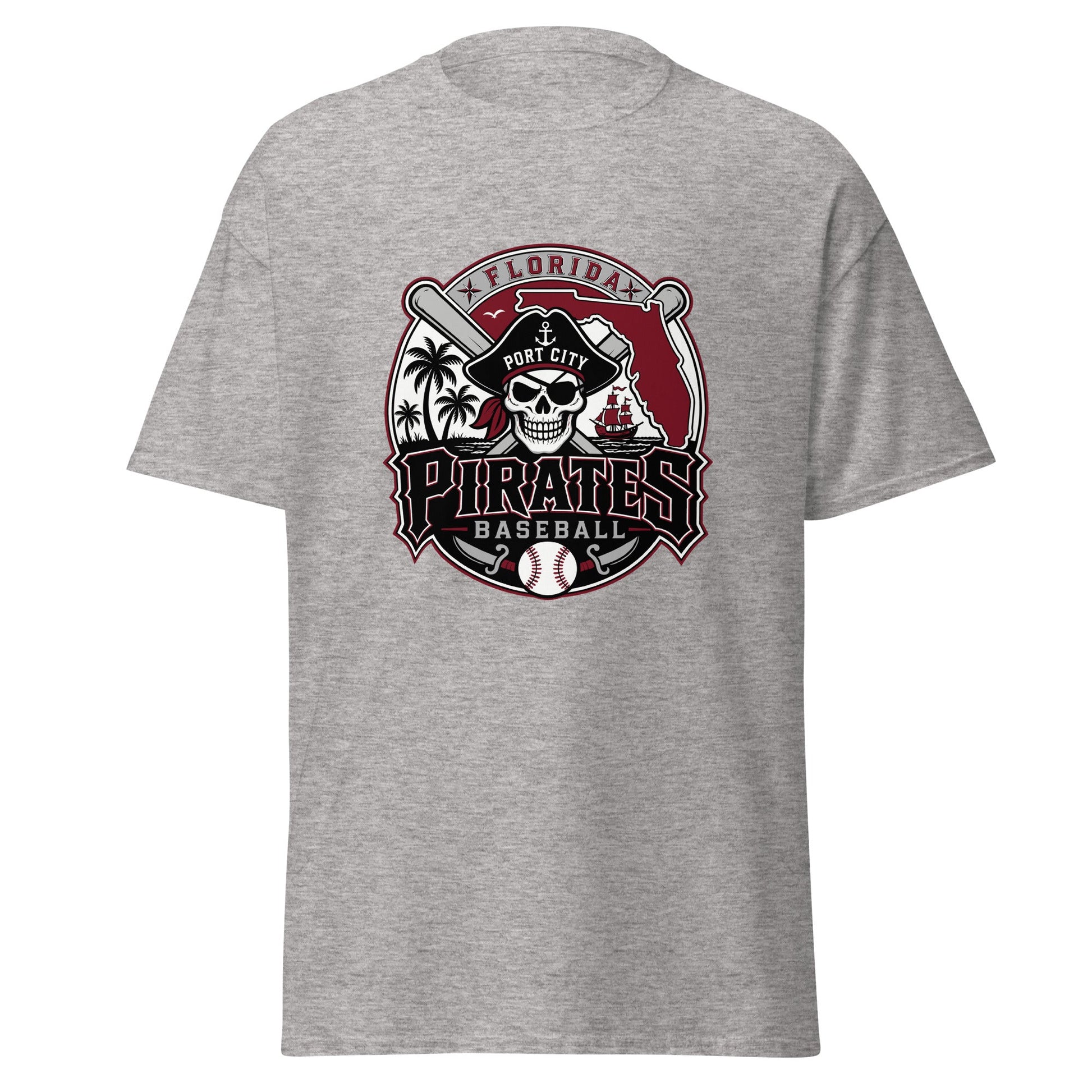 Classic | T-Shirt | Port City Pirates | Emblem Logo