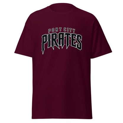 Classic | T-Shirt | Port City Pirates | Script Logo