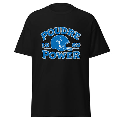 Classic | T-Shirt | Poudre Football | Crest Logo
