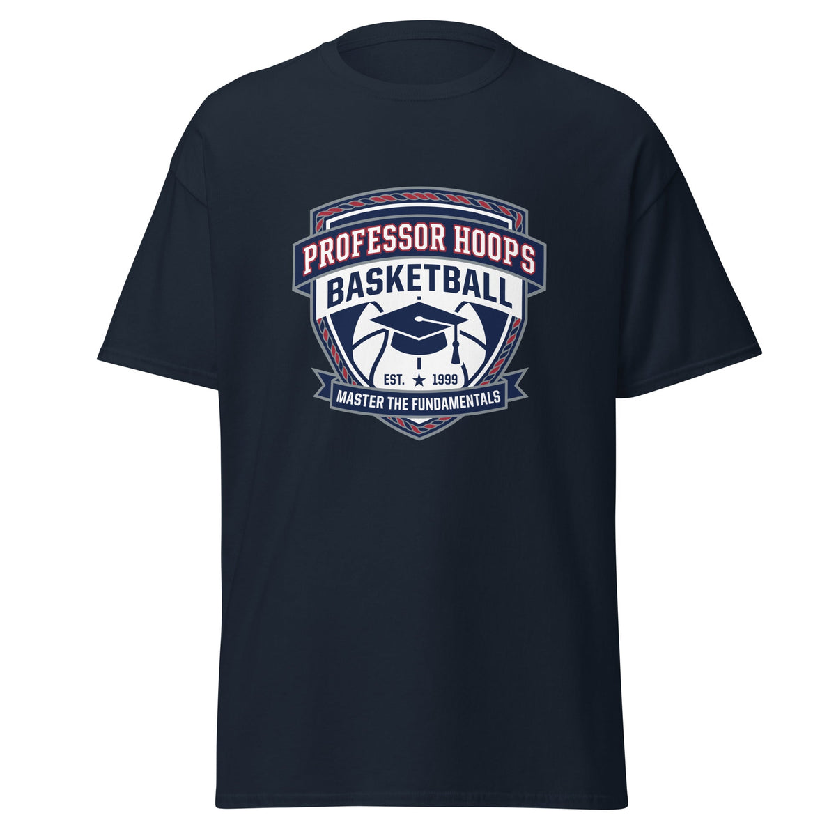 Classic | T-Shirt | Professor Hoops Basketball | Crest Logo