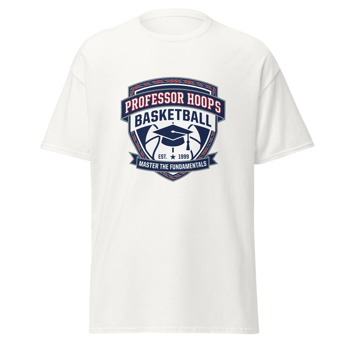 Classic | T-Shirt | Professor Hoops Basketball | Crest Logo