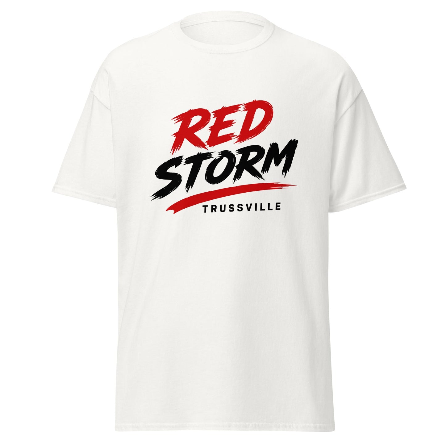 Classic | T-Shirt | Red Storm | Modern Script Logo