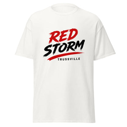 Classic | T-Shirt | Red Storm | Modern Script Logo