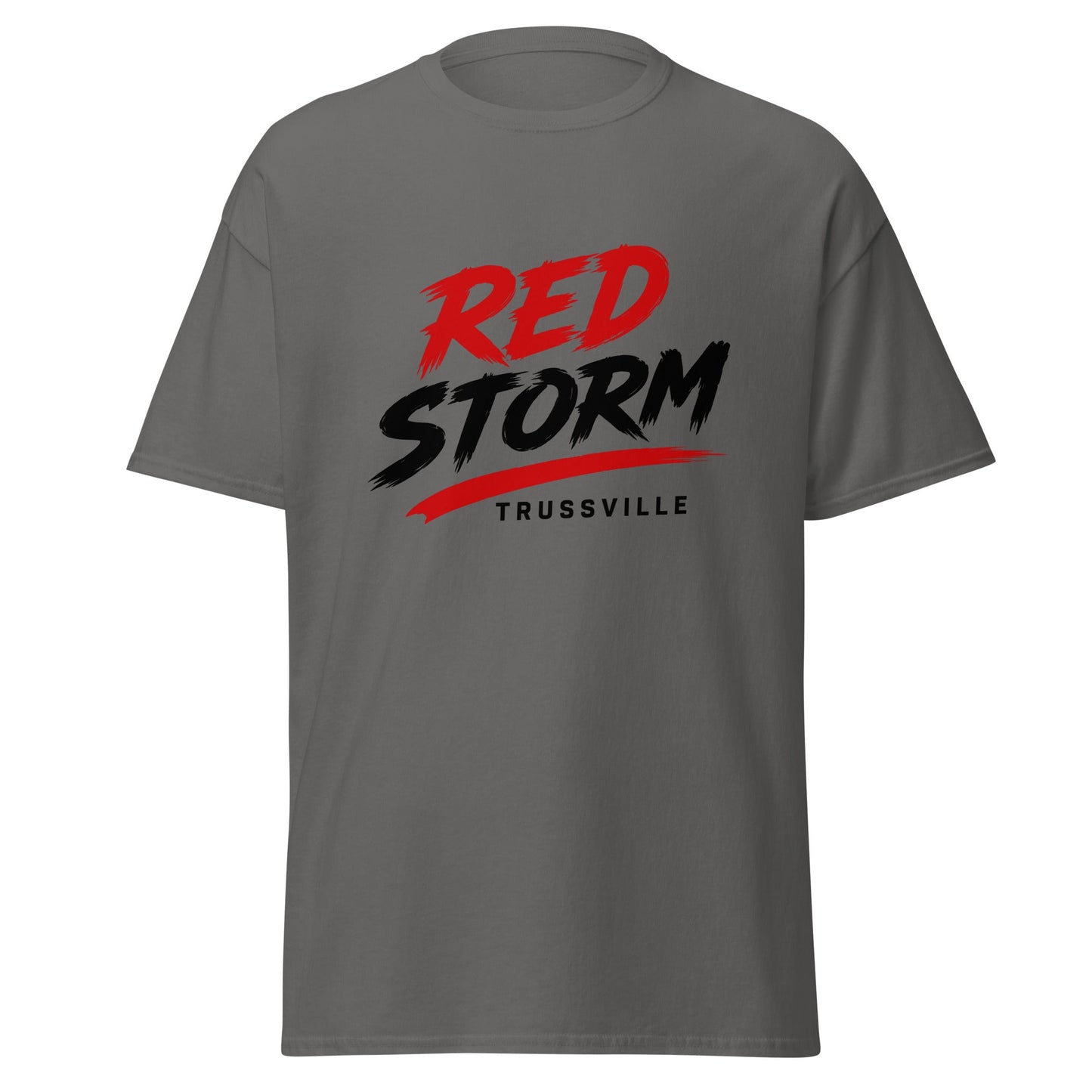 Classic | T-Shirt | Red Storm | Modern Script Logo