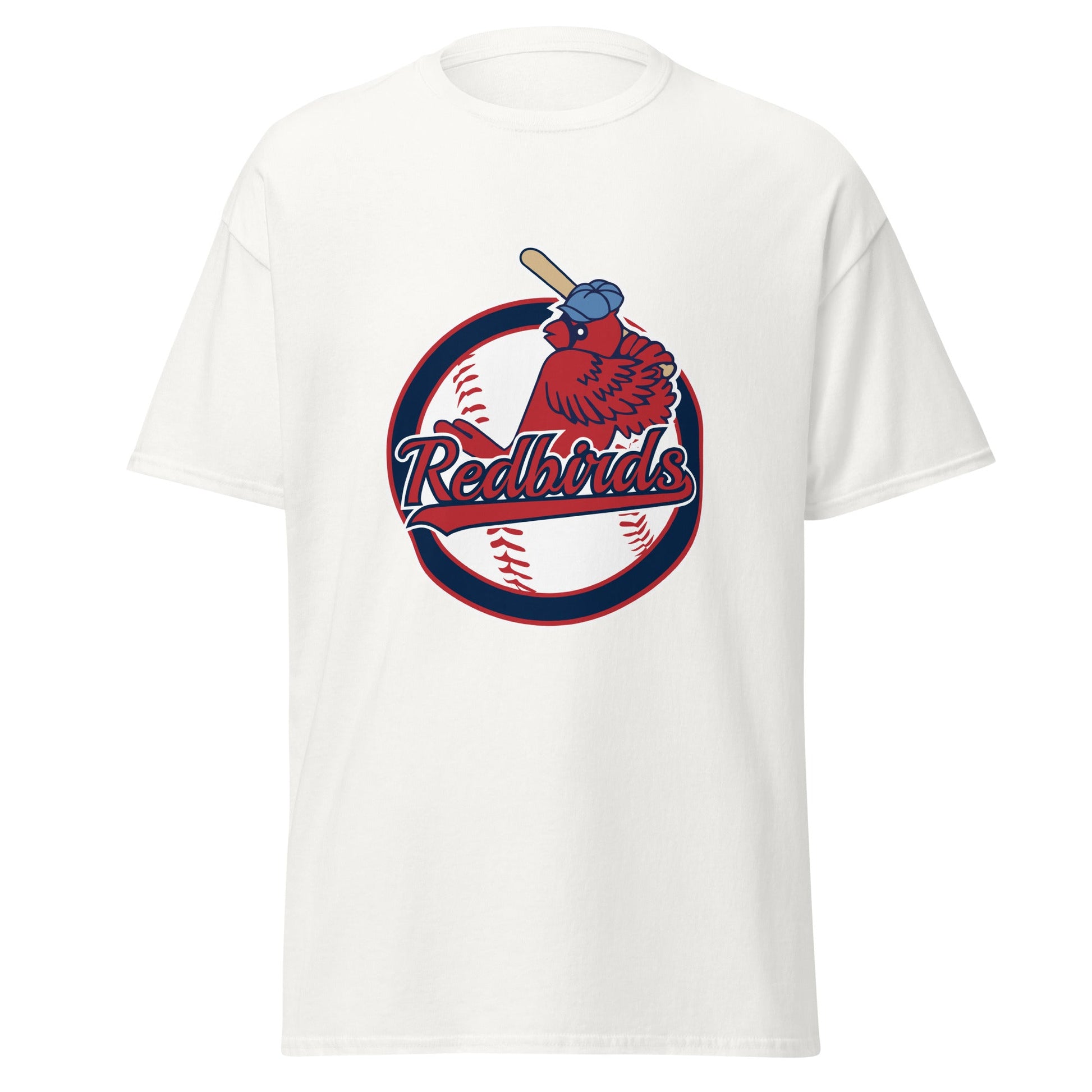 Classic | T-Shirt | Redbirds | Vintage Badge Logo