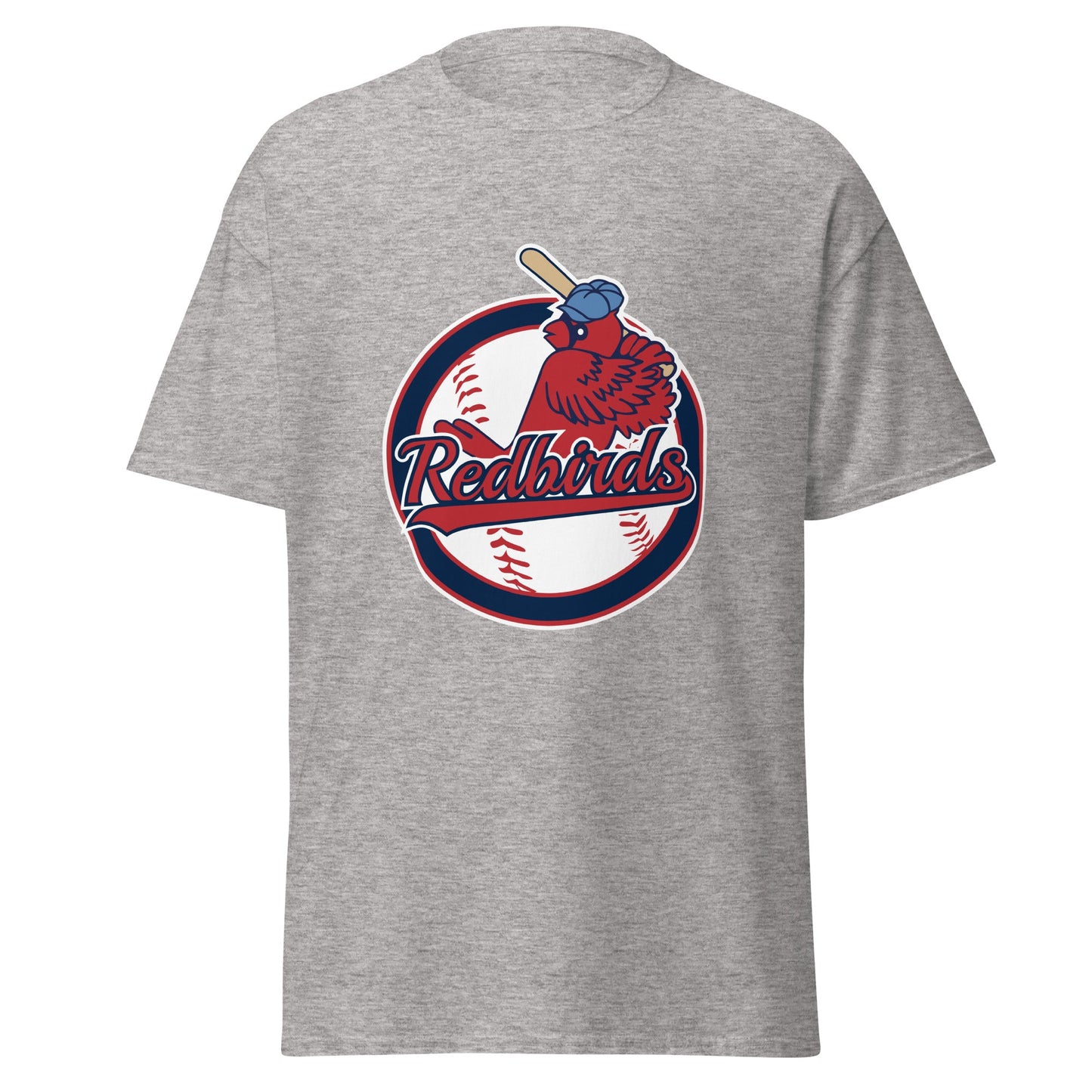 Classic | T-Shirt | Redbirds | Vintage Badge Logo