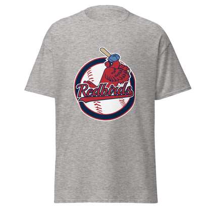 Classic | T-Shirt | Redbirds | Vintage Badge Logo