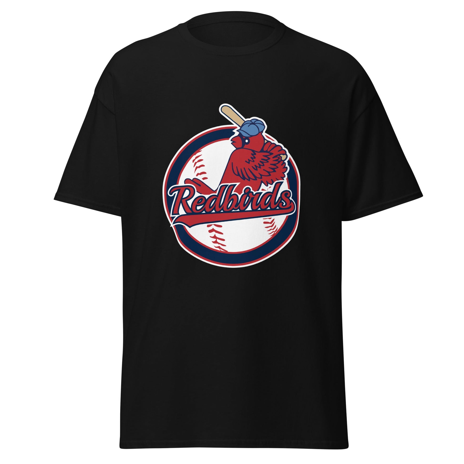 Classic | T-Shirt | Redbirds | Vintage Badge Logo