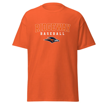 Classic | T-Shirt | Ridgeway High School Baseball | Emblem Logo