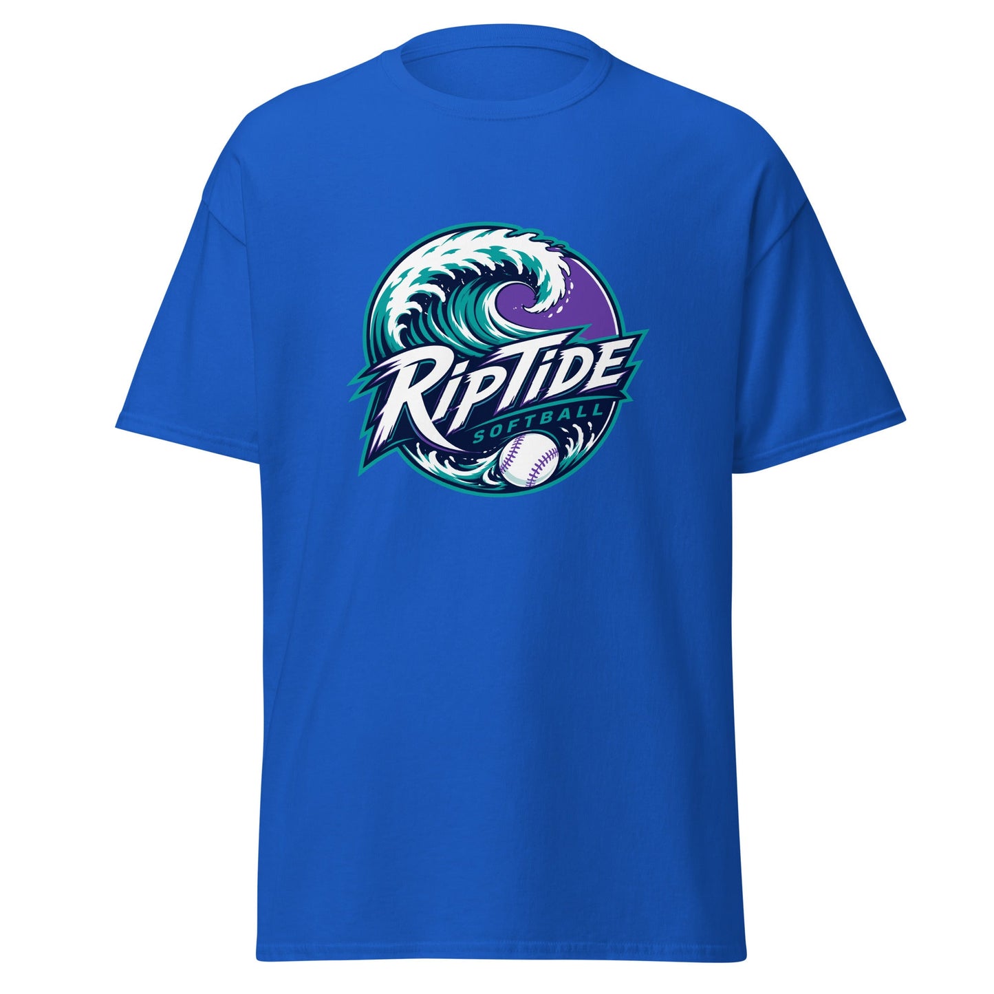 Classic | T-Shirt | RipTide Softball | Emblem Logo