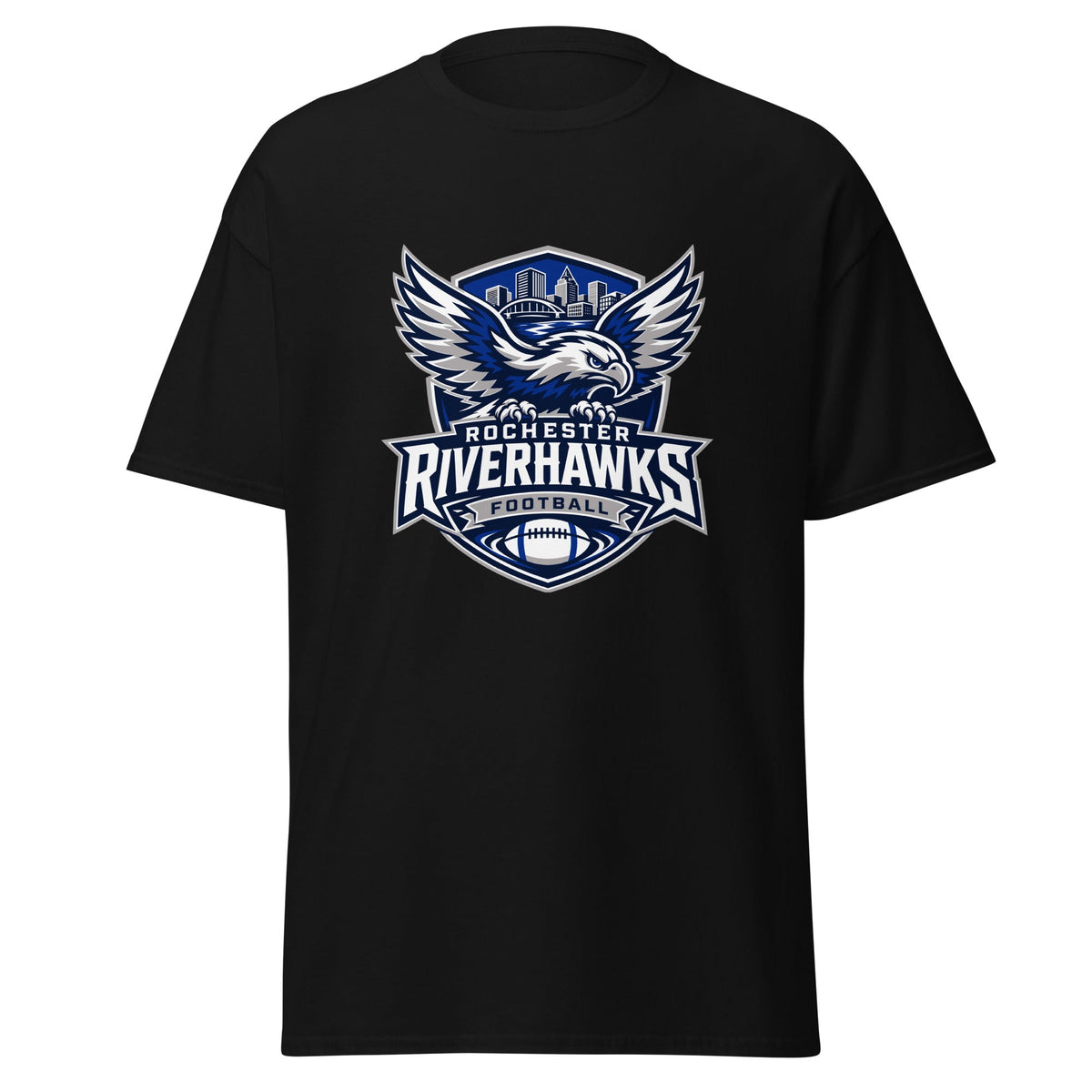 Classic | T-Shirt | Rochester Riverhawks | Shield Logo