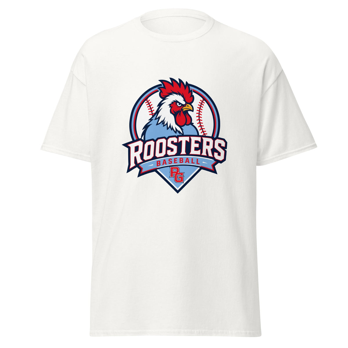 Classic | T-Shirt | Rooster Nation | Athletic Crest Logo