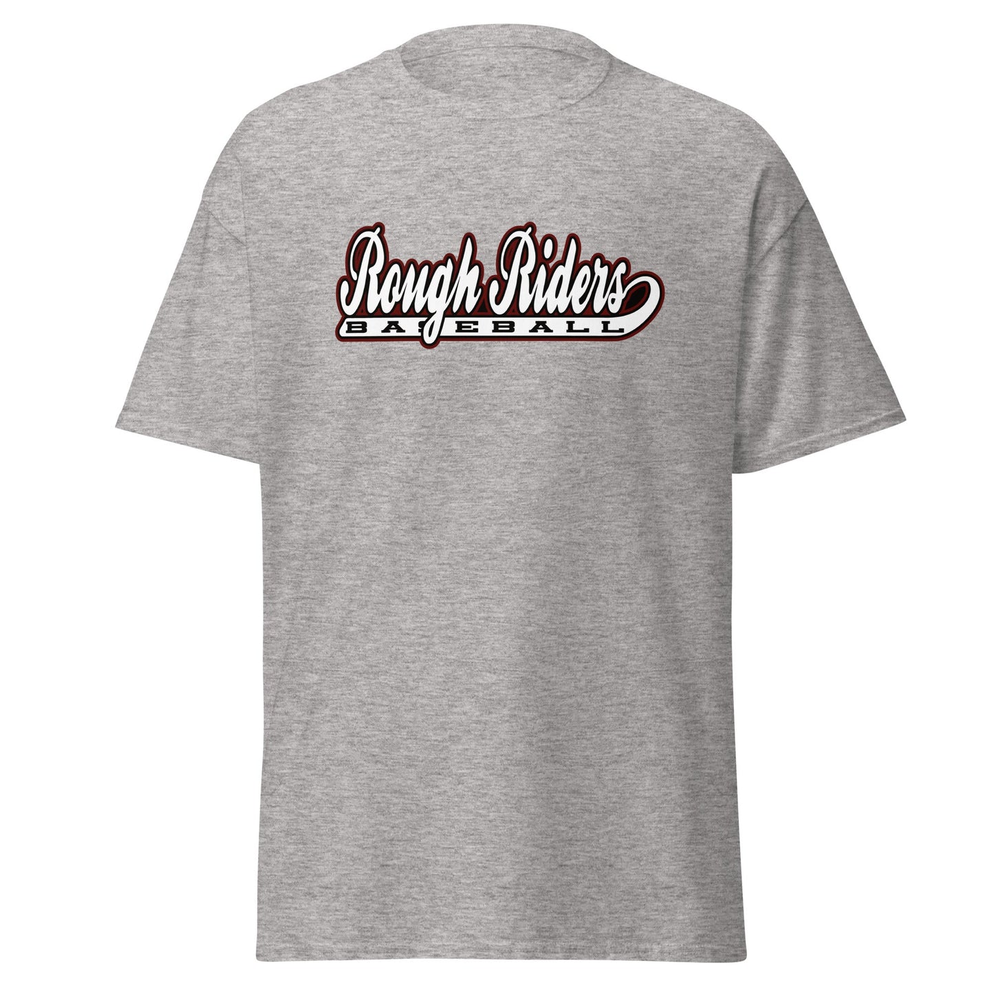 Classic | T-Shirt | Rough Riders | Baseball Script Logo