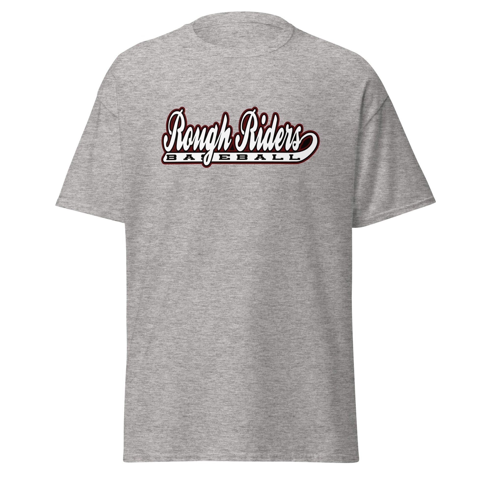 Classic | T-Shirt | Rough Riders | Baseball Script Logo