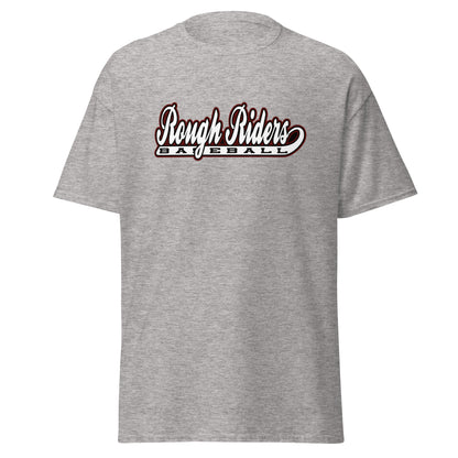 Classic | T-Shirt | Rough Riders | Baseball Script Logo