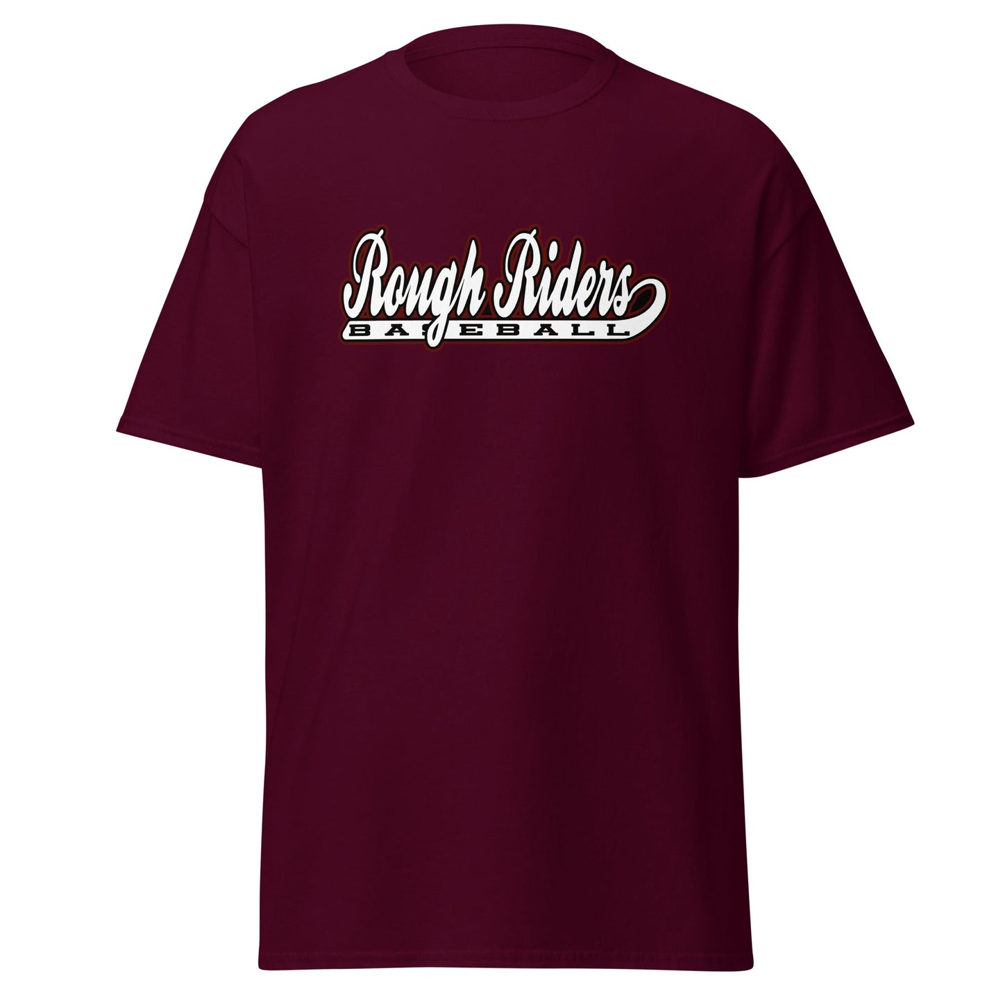 Classic | T-Shirt | Rough Riders | Baseball Script Logo