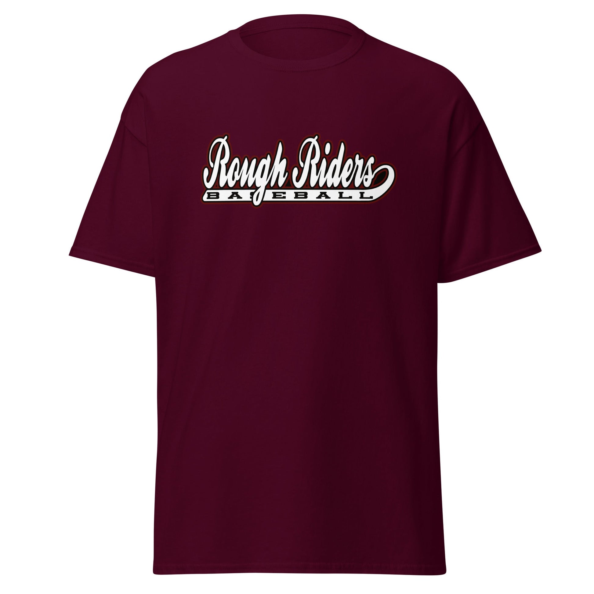 Classic | T-Shirt | Rough Riders | Baseball Script Logo