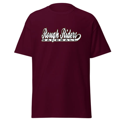 Classic | T-Shirt | Rough Riders | Baseball Script Logo